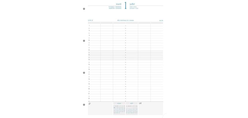 Recharge Exatime 29 - Journalier millésimé - Annuel - Janvier à Décembre 2026