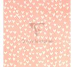 Papier 80g, Tiny Rolls 5x0,35m, Coeurs - Rose