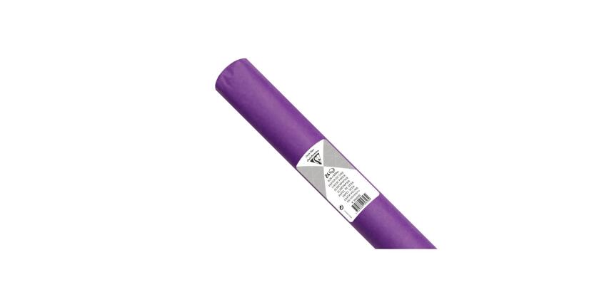 PAPIER DE SOIE, Rouleau de 24 feuilles 18g/m2 au format 50x75cm - Mauve