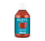 Darwi Flacon de 250 ml de Peinture Acrylique Universelle Métallique - Cuivre