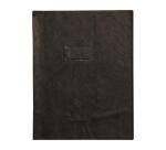 Protège-cahiers grain cuir PVC 22/100ème 24x32 cm