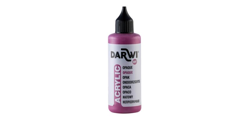 Darwi Flacon de 80 ml de Peinture Acrylique Universelle Opaque - Prune
