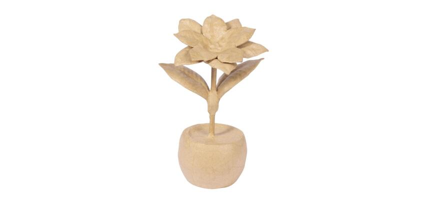 Poinsettia en pot 12x10x18,5 cm - Kraft