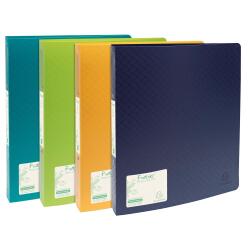 Exacompta Forever Recycled Ring binder 2 rings (30mm) PP - A4 maxi - Assorted colours