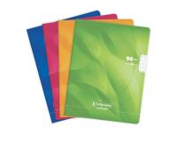 Cahier piqué 8000 CARTE 17x22 cm 96 pages grands carreaux 90 g - Assortis