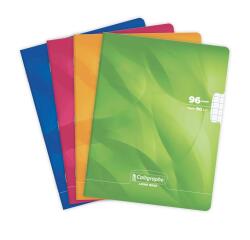 Cahier piqué 8000 CARTE 17x22 cm 96 pages grands carreaux 90 g - Assortis