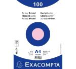 Fichas de cartulina bristol 205 g/m2 - Liso - 210x297 mm