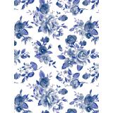 811 - Pochette 20 feuilles Décopatch - Bleu