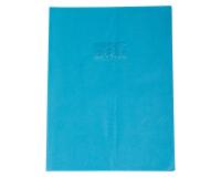 Protège-cahiers grain cuir PVC 22/100ème 24x32 cm - Bleu clair