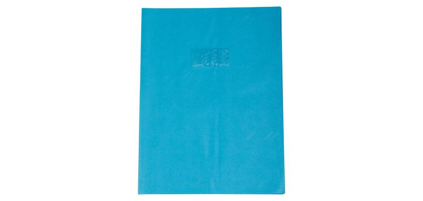 Protège-cahiers grain cuir PVC 22/100ème 24x32 cm