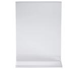 Porte-visuel droit vertical A5 - Cristal