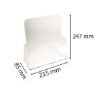 Distributeur de prospectus de table, A4 portrait