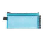 Transparente Tasche/Etui mit Reißverschluss, flexibles Recycling-PP, Kollektion Pop'N Co - Farben sortiert