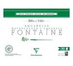 Fontaine bloc collé 4 côtés 20F 46x61cm 300g grain torchon