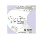 Paquet de 5 enveloppes Grain de Pollen 140x140mm 120g/m²