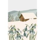 La Vie en Vosges, Set de correspondance 12x16,5 cm contenant 8 cartes simples 11x15,5 cm assorties et 8 enveloppes Pollen C6 blanc naturel