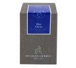 Encre 1670 à paillettes dorées 50ml - Bleu océan