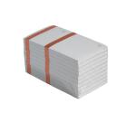 Bloc vendeur à bande couleur 100 feuillets double numérotage - Format 6,6x13,5 cm