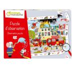 Puzzle d'observation, Pompiers - Rouge