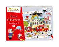 Puzzle d'observation, Pompiers - Multicolore