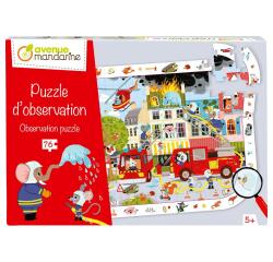 Puzzle d'observation, Pompiers - Rouge