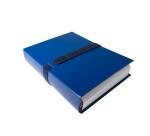 Chemise dos extensible balacron et sangle scratch. - Bleu foncé