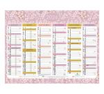 Calendrier Mini Labo avec décor recto-verso 43 x 33,5 cm Semestriel 2026