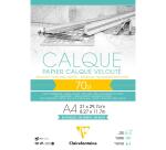 Papier Calque bloc collé 50F A4 70/75g