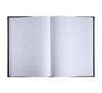 Registre 315X245 Quadrillé 200 pages foliotées - Noir toilé