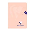 Carnet piqué Mimesys PASTEL A5 96 pages ligné couverture polypropylène - Assortis