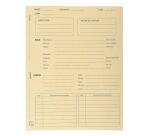 Paquet de 25 dossiers de procédure carte lustrée 25x32cm