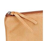 CÉLESTE CUIR Trousse plate 11x22 cm Disco Or