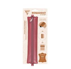 Trousse Clairefontaine Age Bag cuir 20 x 4,5 cm