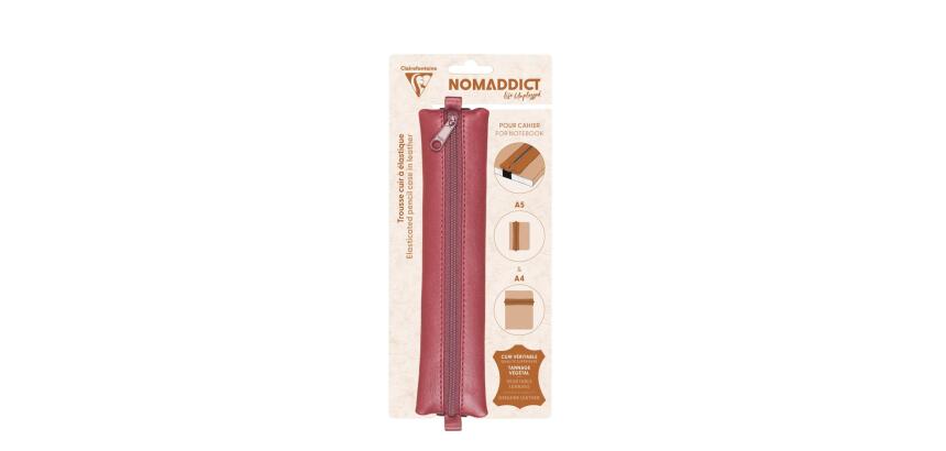 Trousse Clairefontaine Age Bag cuir 20 x 4,5 cm