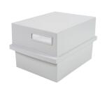 Boîte à fiches "K" DIN A6 - Gris lumière