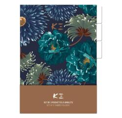 K3 blue, Set de 3 pochettes à onglets 22x31 cm, ass. - Multicolore
