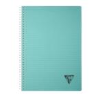 Cahier reliure intégrale Linicolor ESSENCE A4 100 pages grands carreaux couverture plastique polypropyène rainuré - Assortis