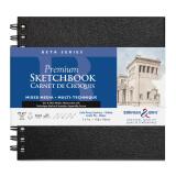 Beta Series carnet spiralé 25F 17,8x17,8cm 270g - Blanc