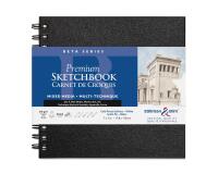 Beta Series carnet spiralé 25F 17,8x17,8cm 270g - Blanc