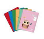 Cahier piqué 17x22 cm 32 pages double ligne 2 mm + interligne verticale + marge - Assortis