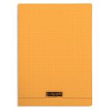 Cahier piqué 8000 POLYPRO A4 96 pages petits carreaux 90 g - Orange