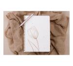 Tulip paper, Carnet reliure intégrale A5 14,8x21 cm, 148 pages, dots