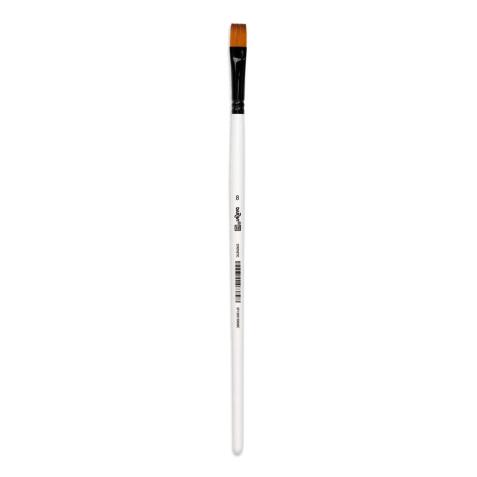 Darwi For You pinceau plat 9,50 mm taille 8 - Blanc
