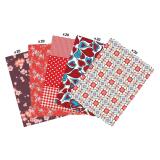Maxi pack 100 feuilles Decopatch rouge