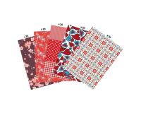 Maxi pack 100 feuilles Decopatch rouge