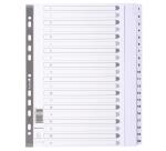 Intercalaires imprimés à touches plastifiées - 20 touches 1 à 20 - A4 maxi - Blanc