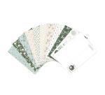 PAPIERS IMPRIMÉS, Bloc de 20 feuilles à motifs 160g/m2 au format A4 (21x29,7cm) + 1 idée créative - Romantique - Multicolore