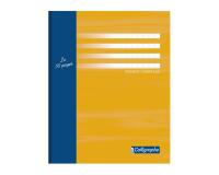 Cahier d'essai piqué 7000 17x22 cm 48 pages grands carreaux 56 g - Assortis