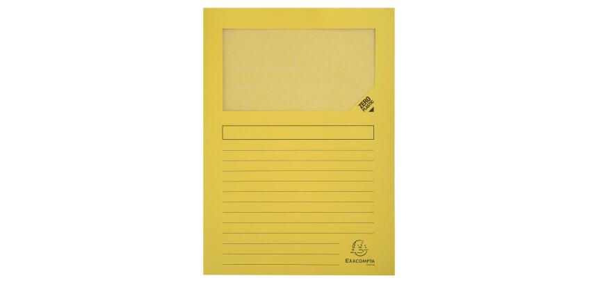Exacompta Forever Recycled Window Folder, A4 (Pack 100)