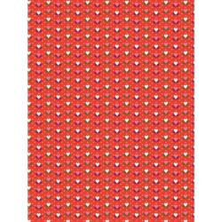 814 - Pochette 20 feuilles Décopatch - Rouge